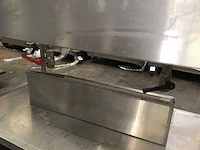 Rvs verrijdbare bain-marie met elektrische friteuses - afbeelding 2 van  4