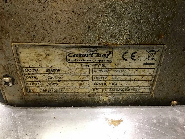 Rvs verrijdbare bain-marie met elektrische friteuses - afbeelding 3 van  4