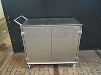 Rvs verrijdbare cleanroom kast (134 x 64 x 120cm) - afbeelding 1 van  6