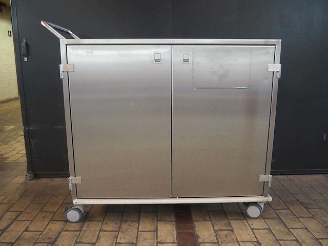 Rvs verrijdbare cleanroom kast (134 x 64 x 120cm) - afbeelding 3 van  6