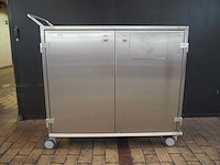 Rvs verrijdbare cleanroom kast (134 x 64 x 120cm) - afbeelding 3 van  6