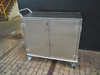 Rvs verrijdbare cleanroom kast (134 x 64 x 125cm) - afbeelding 1 van  6