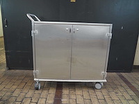 Rvs verrijdbare cleanroom kast (134 x 64 x 125cm) - afbeelding 3 van  6
