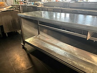 Rvs verrijdbare tafel - afbeelding 8 van  8