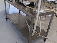 Rvs verrijdbare tafel - afbeelding 3 van  3