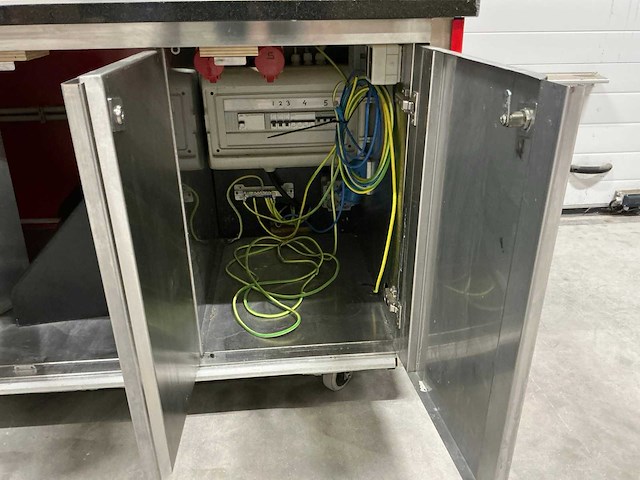 Rvs verrijdbare werkkast - afbeelding 5 van  8