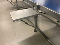 Rvs vlakke transportband - afbeelding 3 van  5