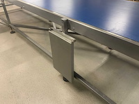 Rvs vlakke transportband - afbeelding 4 van  5