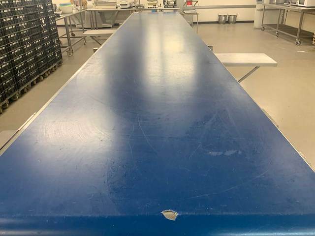 Rvs vlakke transportband - afbeelding 5 van  5