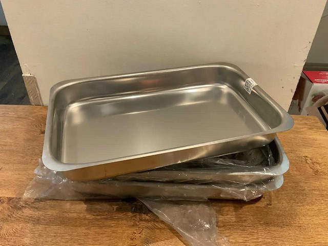 Rvs vleesbak (3x) - afbeelding 1 van  2