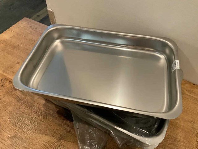 Rvs vleesbak (3x) - afbeelding 2 van  2