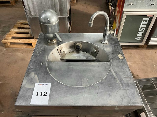 Rvs voedselrestenvermaler & warmhoudvitrine - afbeelding 1 van  8