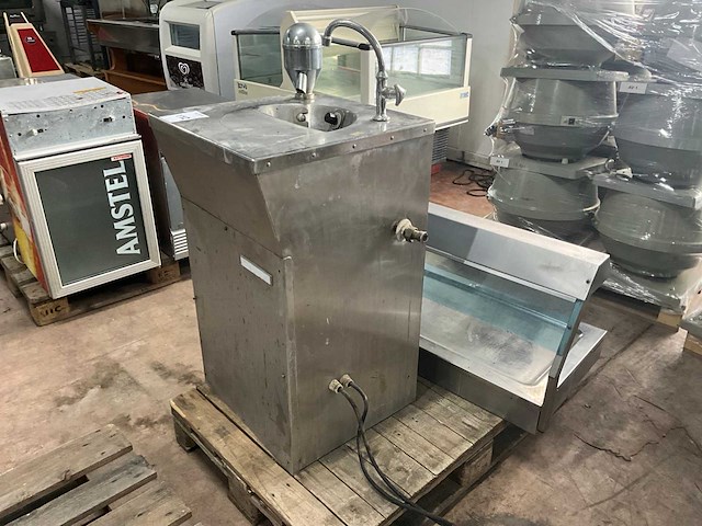 Rvs voedselrestenvermaler & warmhoudvitrine - afbeelding 4 van  8