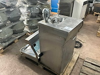 Rvs voedselrestenvermaler & warmhoudvitrine - afbeelding 5 van  8