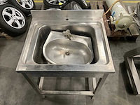 Rvs vrijstaande spoelbak - afbeelding 2 van  4