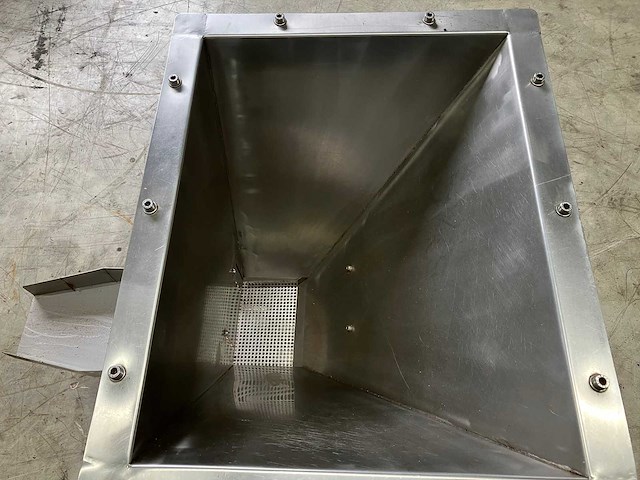 Rvs vul silo met opvangbak - afbeelding 2 van  4