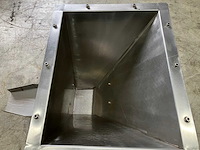 Rvs vul silo met opvangbak - afbeelding 2 van  4