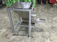 Rvs vul silo met opvangbak - afbeelding 4 van  4