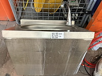 Rvs wand hangende handwasbak - afbeelding 1 van  4