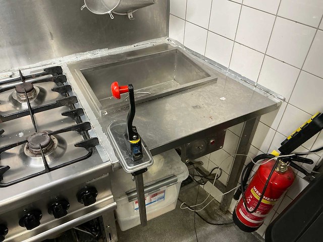 Rvs wand kook opstelling - afbeelding 4 van  9