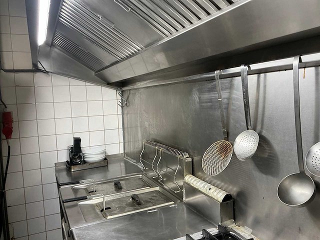 Rvs wand kook opstelling - afbeelding 8 van  9