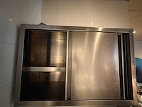 Rvs wand schuifdeurkast - afbeelding 3 van  4