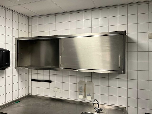 Rvs wandkast - afbeelding 3 van  3