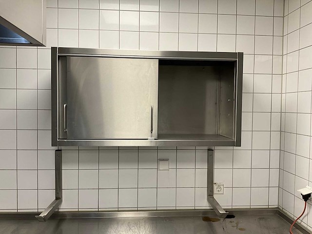 Rvs wandkast - afbeelding 3 van  3