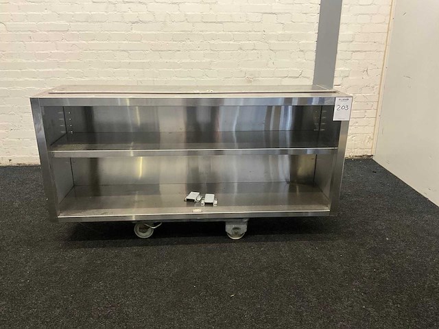 Rvs wandkast - afbeelding 3 van  7