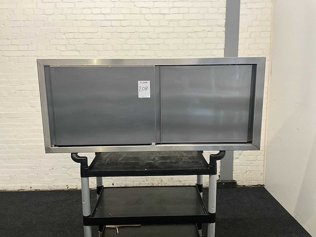 Rvs wandkast - afbeelding 3 van  6