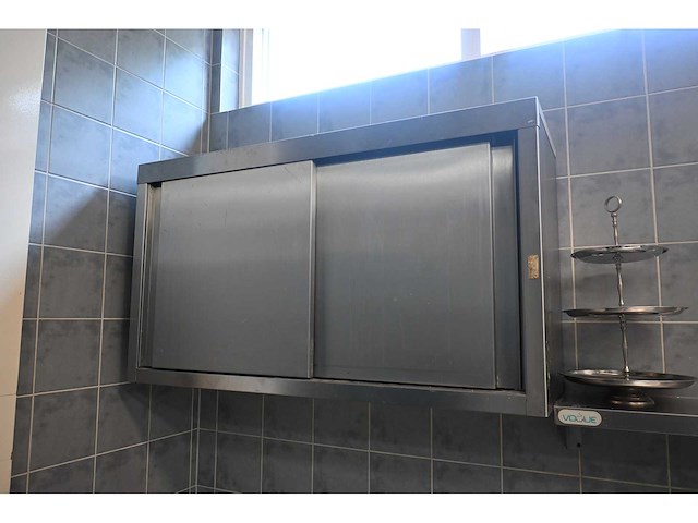 Rvs wandkast - afbeelding 1 van  4
