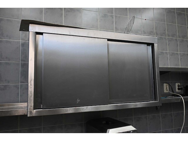 Rvs wandkast - afbeelding 1 van  4