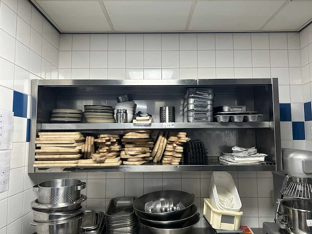 Rvs wandkast - afbeelding 1 van  6