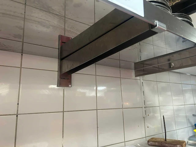 Rvs wandplank (2x) - afbeelding 5 van  5
