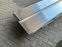 Rvs wandplank 40 x 195 (2x) - afbeelding 2 van  3