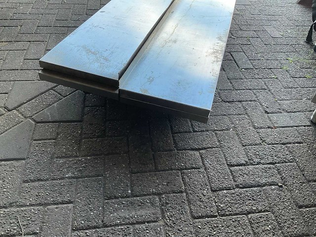 Rvs wandplank 40 x 195 (2x) - afbeelding 3 van  3