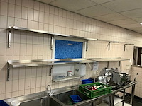 Rvs wandplank (4x) - afbeelding 1 van  4