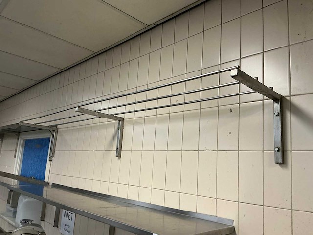 Rvs wandplank (4x) - afbeelding 4 van  4
