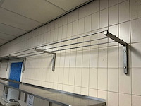 Rvs wandplank (4x) - afbeelding 4 van  4