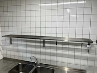Rvs wandplank