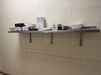 Rvs wandschap 160cm - afbeelding 1 van  3