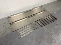 Rvs wandschap (180x30 cm)