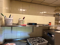 Rvs wandschap 190cm - afbeelding 1 van  3