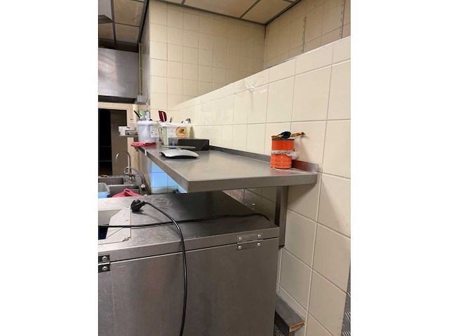 Rvs wandschap 190cm - afbeelding 2 van  3