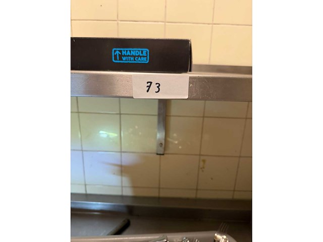 Rvs wandschap 190cm - afbeelding 3 van  3