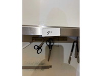 Rvs wandschap 190cm - afbeelding 4 van  4