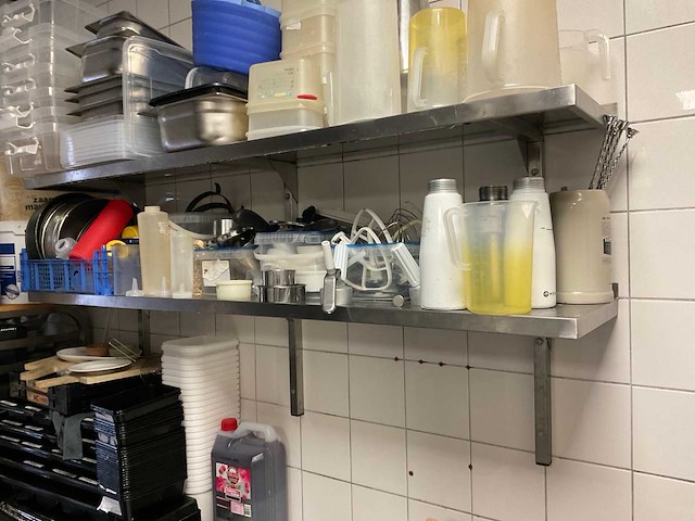 Rvs wandschap (2x) - afbeelding 1 van  1