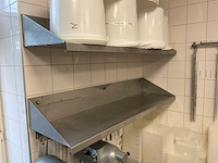 Rvs wandschap (2x) - afbeelding 1 van  1