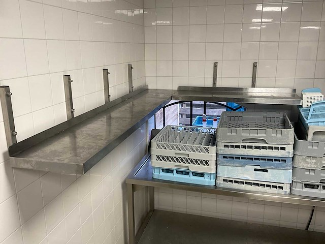 Rvs wandschap (2x) - afbeelding 1 van  1