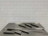 Rvs wandschap (2x) - afbeelding 1 van  3